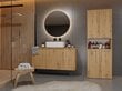 Vonios kambario spintelė Top E Shop Nel DK 1K, ruda kaina ir informacija | Vonios spintelės | pigu.lt