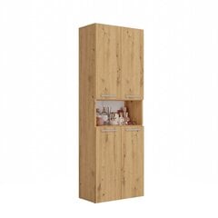 Шкаф для ванной комнаты Top E Shop Nel DK 1K, коричневый цвет цена и информация | Шкафчики для ванной | pigu.lt