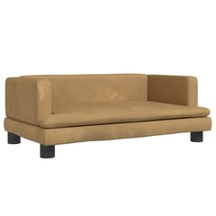 Vaikiška sofa vidaXL, ruda цена и информация | Детские диваны, кресла | pigu.lt