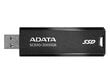 Adata SC610-2000G-CBK/RD цена и информация | Išoriniai kietieji diskai (SSD, HDD) | pigu.lt