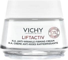 VICHY LiftActiv H.A. Anti-wrinkle Firming pretgrumbu krēms bez smaržvielām 50ml цена и информация | Кремы для лица | pigu.lt