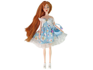 Lėlė LeanToys Emily pavasarine suknele kaina ir informacija | Žaislai mergaitėms | pigu.lt