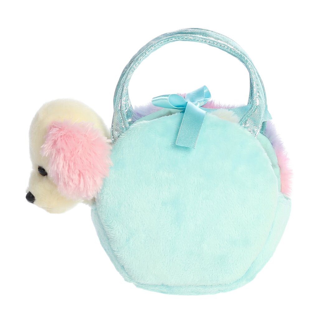 Minkšta rankinė su šuniuku Aurora Fancy Pals, 20 cm цена и информация | Minkšti (pliušiniai) žaislai | pigu.lt