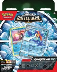 Kortos Pokémon TCG Deluxe Battle Deck Quaquaval ex kaina ir informacija | Stalo žaidimai, galvosūkiai | pigu.lt