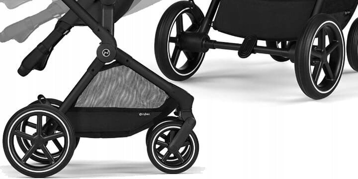 Cybex universalus vežimėlis Eos Lux, Moon Black kaina ir informacija | Vežimėliai | pigu.lt