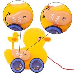 Žaislas kūdikiams Traukiamas barškantis ančiukas kaina ir informacija | Žaislai kūdikiams | pigu.lt