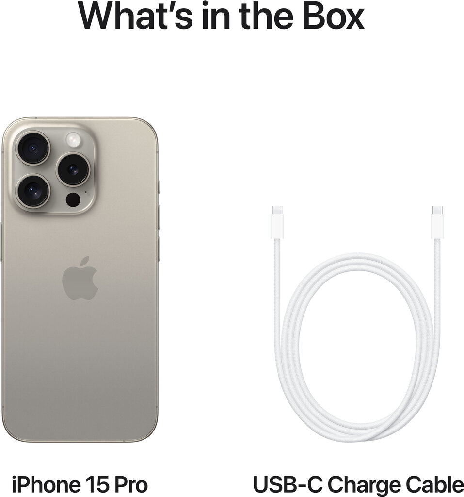 Apple iPhone 15 Pro 256GB Natural Titanium MTV53PX/A kaina ir informacija | Mobilieji telefonai | pigu.lt