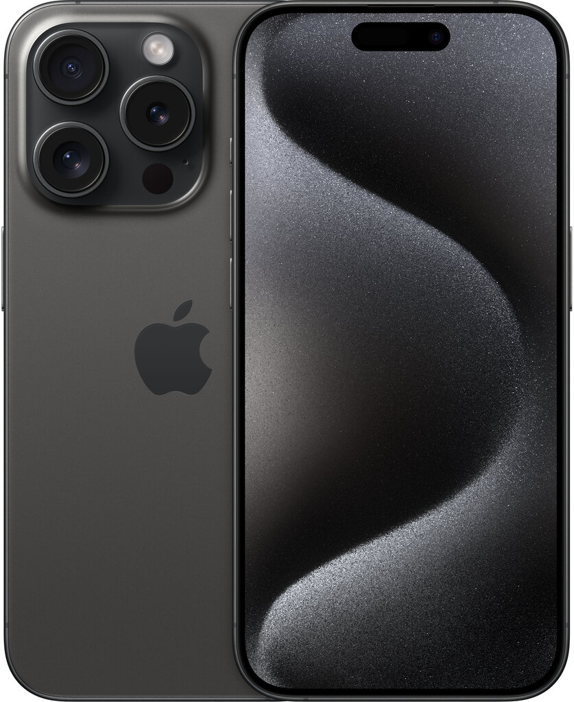 Apple iPhone 15 Pro 1TB Black Titanium MTVC3PX/A kaina ir informacija | Mobilieji telefonai | pigu.lt