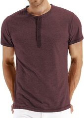 Marškinėliai vyrams Eudolax, raudoni kaina ir informacija | Vyriški marškinėliai | pigu.lt