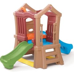 Lipynė su dviem čiuožyklomis „Play Up Double Slide Climber“ Step2 kaina ir informacija | Čiuožyklos, laipiojimo kopetėlės | pigu.lt