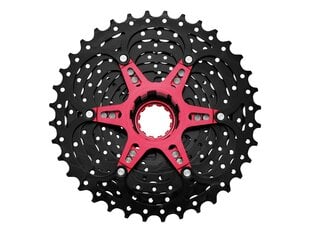 Galinis žvaigždžių blokas SunRace CSMX0 10-speed kaina ir informacija | Kitos dviračių dalys | pigu.lt