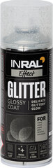 Aerozolinis lakas Inral Glitter, 400ml,skaidrus lakas su blizgučiais kaina ir informacija | Dažai | pigu.lt