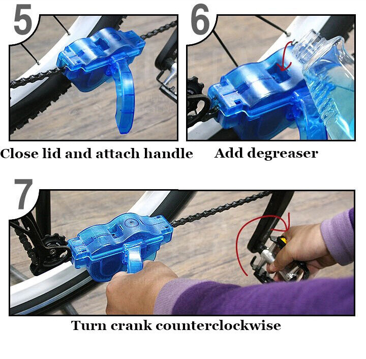 Įrankis Azimut Scrubber grandinei valyti, mėlynas kaina ir informacija | Įrankiai, priežiūros priemonės dviračiams | pigu.lt