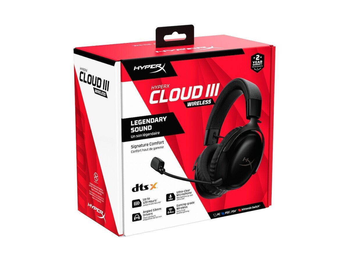 HyperX Cloud III 77Z45AA kaina ir informacija | Ausinės | pigu.lt