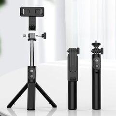 Selfie Stick MINI - со съемным пультом дистанционного управления Bluetooth и штативом - P20S черный цена и информация | Моноподы для селфи («Selfie sticks») | pigu.lt