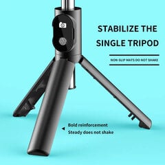 Selfie Stick MINI - with detachable bluetooth remote control and tripod - P20 BLACK цена и информация | Моноподы для селфи («Selfie sticks») | pigu.lt