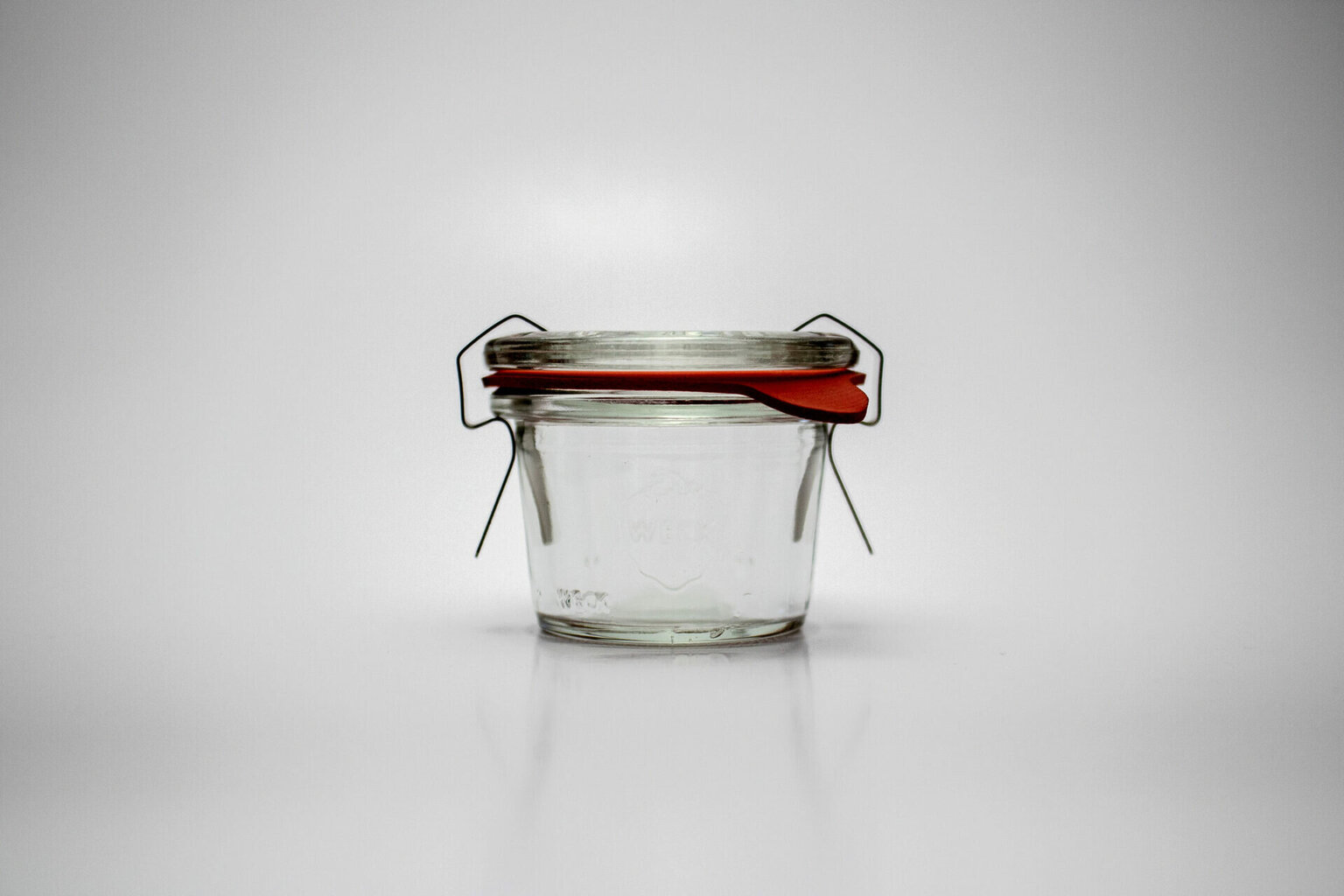 Maži Weck stiklainiai su dangteliais, 35ml, 12 vnt. kaina ir informacija | Konservavimo indai ir  priedai | pigu.lt