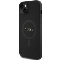 Guess GUHMP15MPSAHMCK iPhone 15 Plus 6.7" czarny|black hardcase Saffiano MagSafe цена и информация | Чехлы для телефонов | pigu.lt