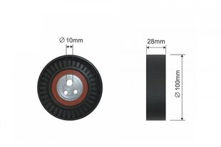 Daugiafrikcinio diržo įtempiklio skriemulys NTY, RNK-AR-009, 1 vnt. kaina ir informacija | Auto reikmenys | pigu.lt