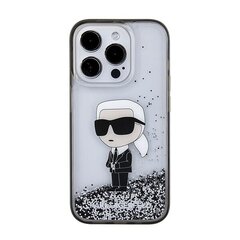 Karl Lagerfeld KLHCP15XLKKNSK iPhone 15 Pro Max 6.7" transparent hardcase Liquid Glitter Ikonik цена и информация | Чехлы для телефонов | pigu.lt
