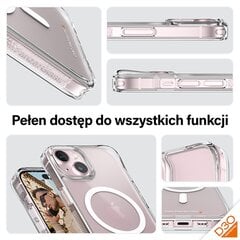 PanzerGlass HardCase iPhone 15 6.1" D3O MagSafe 3xMilitary grade transparent 1180 цена и информация | Чехлы для телефонов | pigu.lt