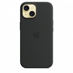 Apple iPhone 15 Silicone Case with MagSafe - Black MT0J3ZM/A цена и информация | Чехлы для телефонов | pigu.lt