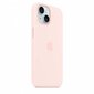 Apple Silicone Case MagSafe MT0U3ZM/A Light Pink цена и информация | Telefono dėklai | pigu.lt