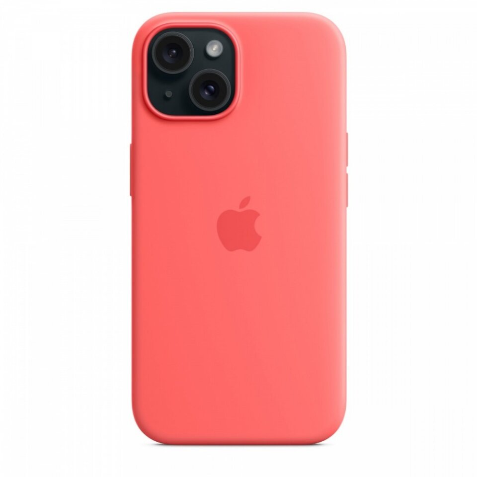 Apple Silicone Case MagSafe MT0V3ZM/A Guava kaina ir informacija | Telefono dėklai | pigu.lt