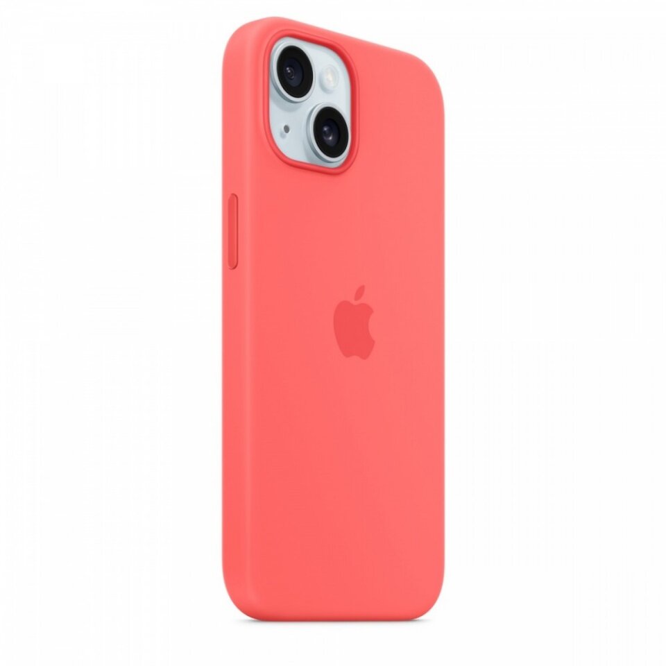 Apple Silicone Case MagSafe MT0V3ZM/A Guava kaina ir informacija | Telefono dėklai | pigu.lt