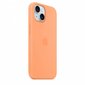 Apple Silicone Case MagSafe MT0W3ZM/A Orange Sorbet kaina ir informacija | Telefono dėklai | pigu.lt