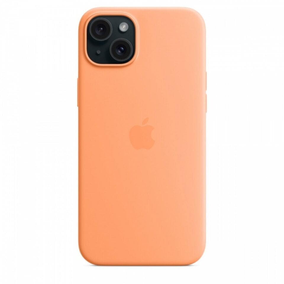 Apple Silicone Case MagSafe MT173ZM/A Orange Sorbet цена и информация | Telefono dėklai | pigu.lt
