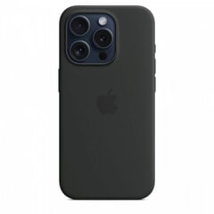 Apple iPhone 15 Pro Silicone Case with MagSafe - Black MT1A3ZM/A цена и информация | Чехлы для телефонов | pigu.lt