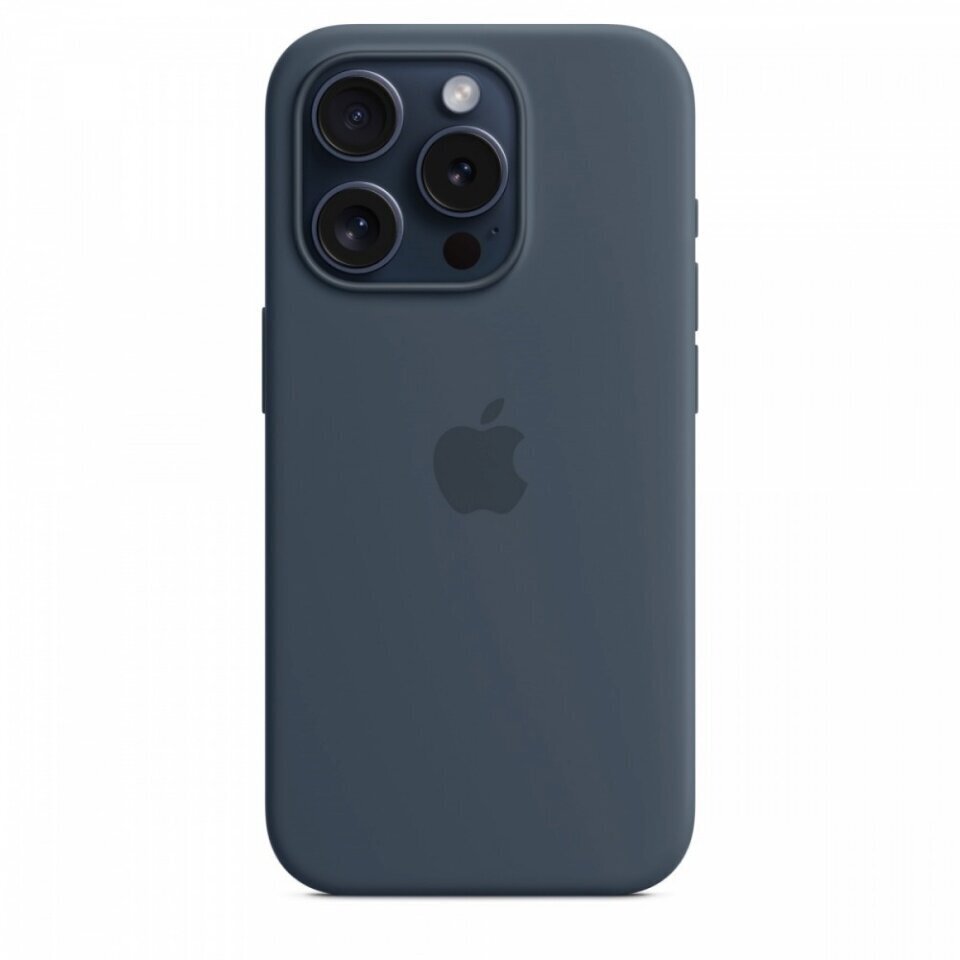 Apple Silicone Case MagSafe MT1D3ZM/A Storm Blue цена и информация | Telefono dėklai | pigu.lt