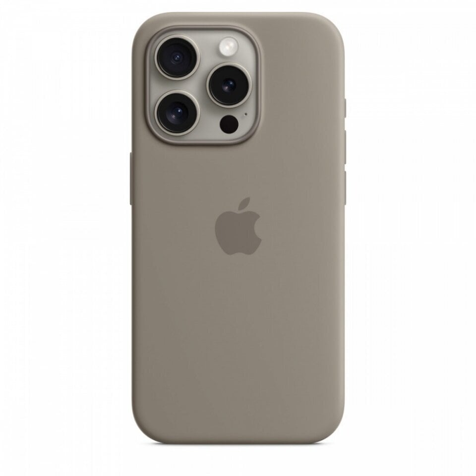 Apple Silicone Case MagSafe MT1E3ZM/A Clay kaina ir informacija | Telefono dėklai | pigu.lt