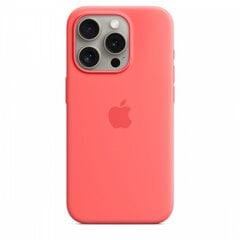 Apple iPhone 15 Pro Silicone Case with MagSafe - Guava MT1G3ZM/A цена и информация | Чехлы для телефонов | pigu.lt