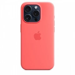 Apple iPhone 15 Pro Silicone Case with MagSafe - Guava MT1G3ZM/A цена и информация | Чехлы для телефонов | pigu.lt