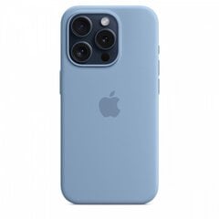 Apple iPhone 15 Pro Silicone Case with MagSafe - Winter Blue MT1L3ZM/A цена и информация | Чехлы для телефонов | pigu.lt