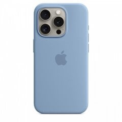 Apple iPhone 15 Pro Silicone Case with MagSafe - Winter Blue MT1L3ZM/A цена и информация | Чехлы для телефонов | pigu.lt