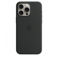 Apple iPhone 15 Pro Max Silicone Case with MagSafe - Black MT1M3ZM/A цена и информация | Чехлы для телефонов | pigu.lt