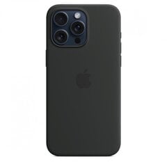 Apple iPhone 15 Pro Max Silicone Case with MagSafe - Black MT1M3ZM/A цена и информация | Чехлы для телефонов | pigu.lt