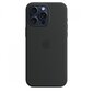 Apple Silicone Case MagSafe MT1M3ZM/A Black kaina ir informacija | Telefono dėklai | pigu.lt