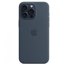 Apple iPhone 15 Pro Max Silicone Case with MagSafe - Storm Blue MT1P3ZM/A цена и информация | Чехлы для телефонов | pigu.lt