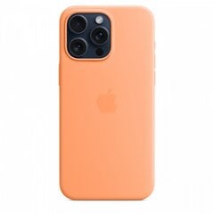 Apple iPhone 15 Pro Max Silicone Case with MagSafe - Orange Sorbet MT1W3ZM/A цена и информация | Чехлы для телефонов | pigu.lt