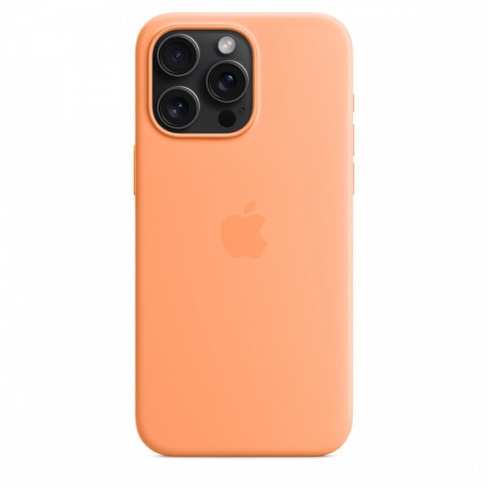 Apple Silicone Case MagSafe MT1W3ZM/A Orange Sorbet kaina ir informacija | Telefono dėklai | pigu.lt