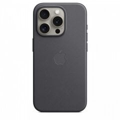 Apple iPhone 15 Pro FineWoven Case with MagSafe - Black MT4H3ZM/A kaina ir informacija | Чехлы для телефонов | pigu.lt