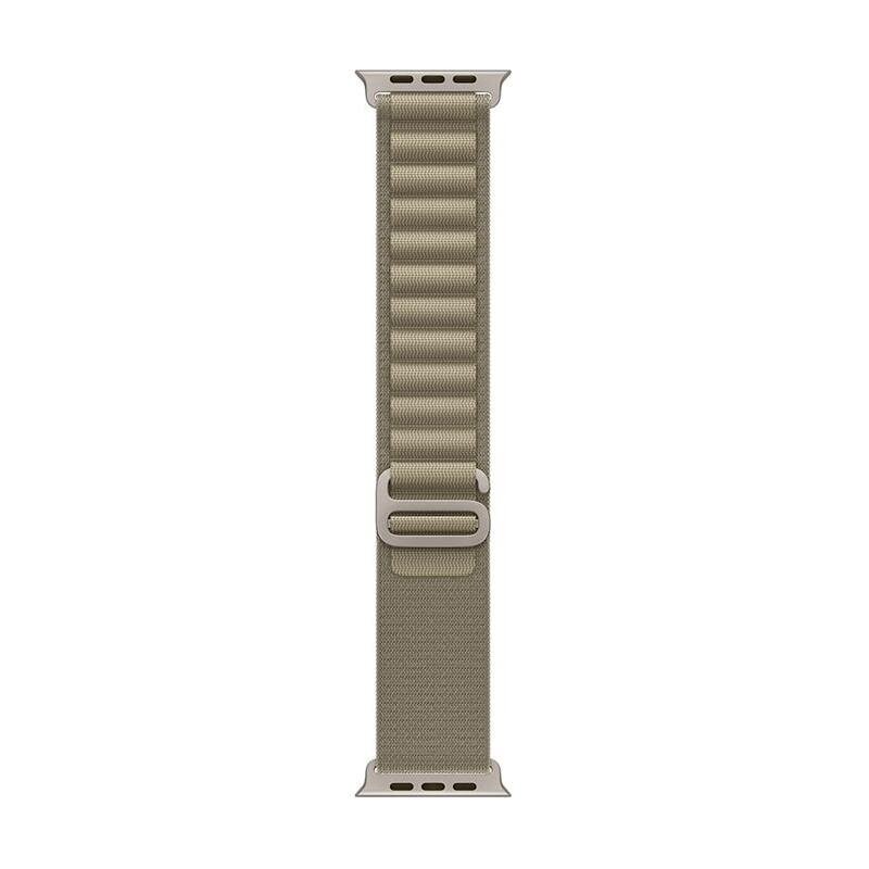 49mm Olive Alpine Loop - Large - MT5V3ZM/A kaina ir informacija | Išmaniųjų laikrodžių ir apyrankių priedai | pigu.lt