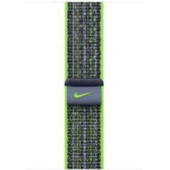 45mm Bright Green/Blue Nike Sport Loop - MTL43ZM/A kaina ir informacija | Išmaniųjų laikrodžių ir apyrankių priedai | pigu.lt