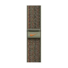 Apple Watch Bands 45mm Sequoia/Orange Nike Sport Loop MTL63ZM/A цена и информация | Аксессуары для смарт-часов и браслетов | pigu.lt