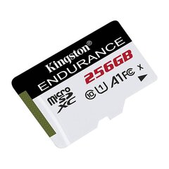 Memory card microSD 256GB Kingston 95|45MB|s C Endurance цена и информация | Карты памяти для телефонов | pigu.lt