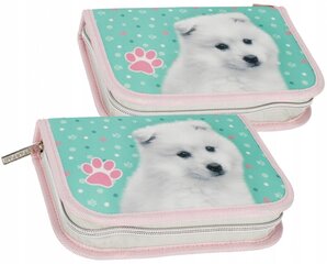 Mokyklinis penalas su priedais Starpak Doggy 485883, 21x14x4 cm kaina ir informacija | Penalai | pigu.lt